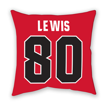 NC State - NCAA Football : Damaad Lewis - Pillow-1