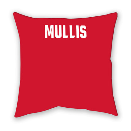 NC State - NCAA Wrestling : Justin Mullis - Pillow-1