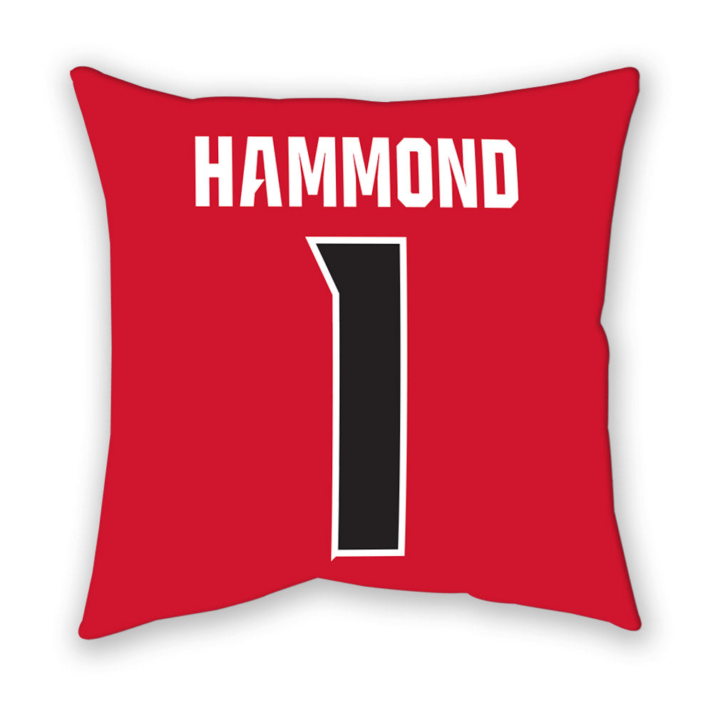 NC State - NCAA Men's Basketball : Christian Hammond - Pillow-1