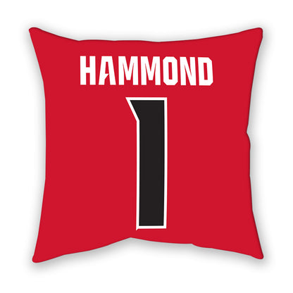 NC State - NCAA Men's Basketball : Christian Hammond - Pillow-1