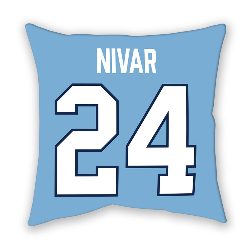 UNC - NCAA Women's Basketball : Indya Nivar - Pillow-1