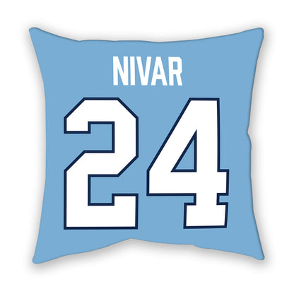 UNC - NCAA Women's Basketball : Indya Nivar - Pillow-1