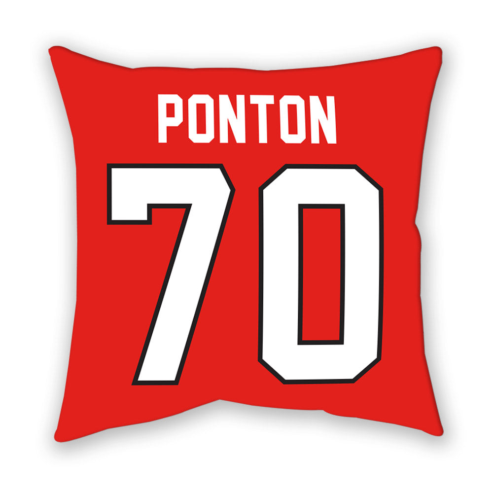 Texas Tech - NCAA Football : Jacob Ponton - Pillow-1