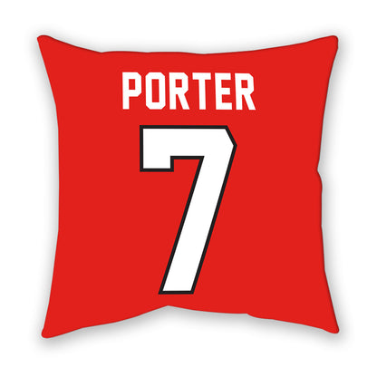 Texas Tech - NCAA Baseball : Hollis Porter - Pillow-1