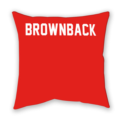 Texas Tech - NCAA Women's Tennis : Ella Brownback - Pillow-1