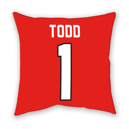 Texas Tech - NCAA Women's Soccer : Adelyn Todd - Pillow-1