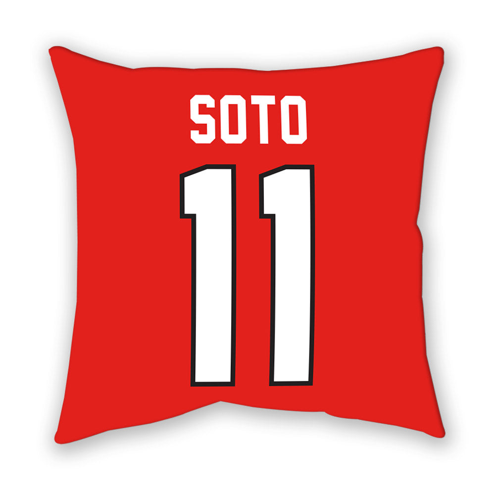 Texas Tech - NCAA Women's Soccer : Chloe Soto - Pillow-1