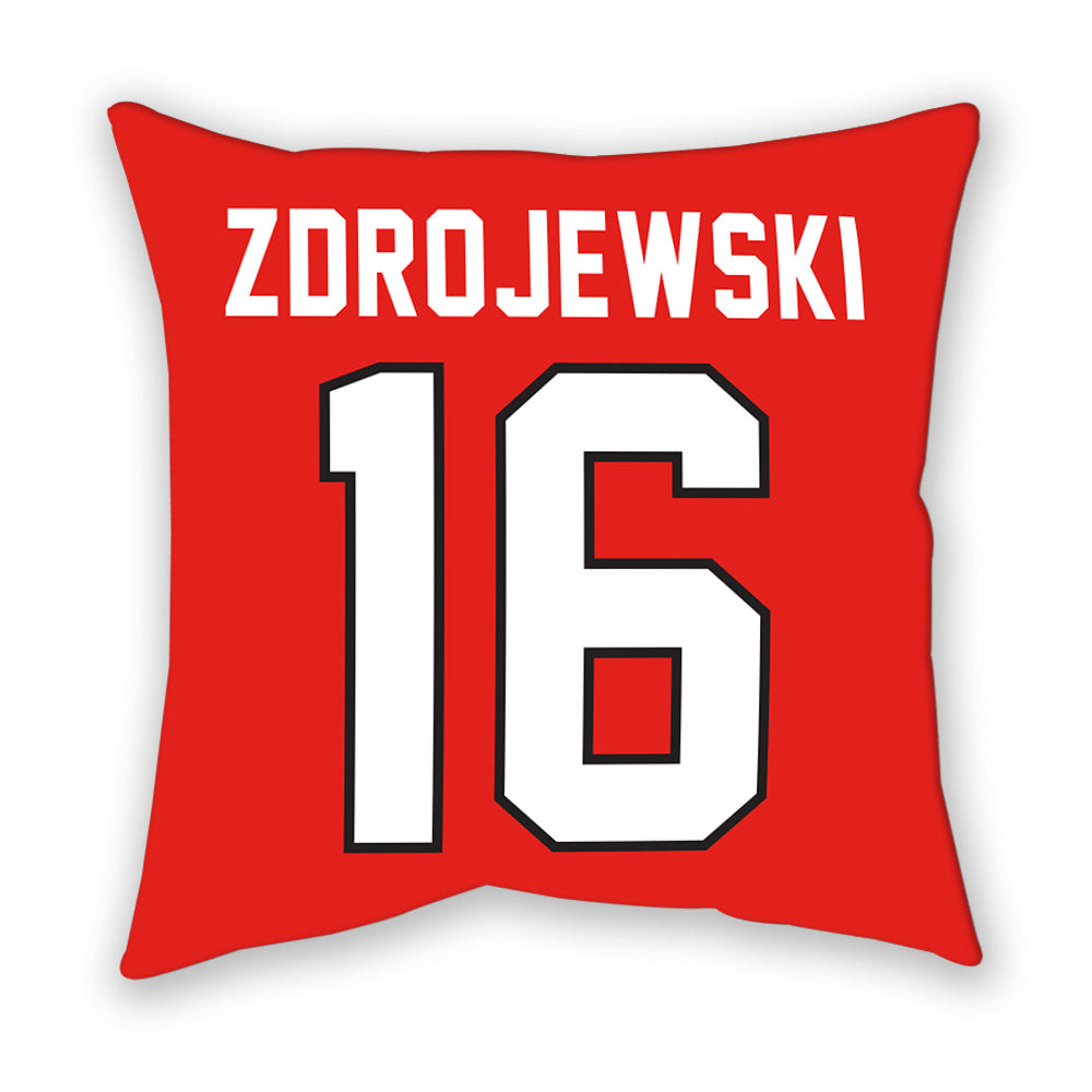Texas Tech - NCAA Women's Soccer : Taylor Zdrojewski - Pillow-1