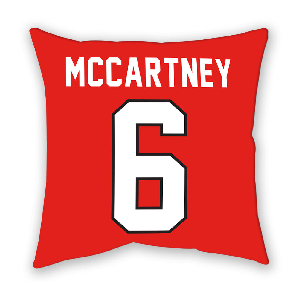 Texas Tech - NCAA Women's Soccer : Emilie McCartney - Pillow-1