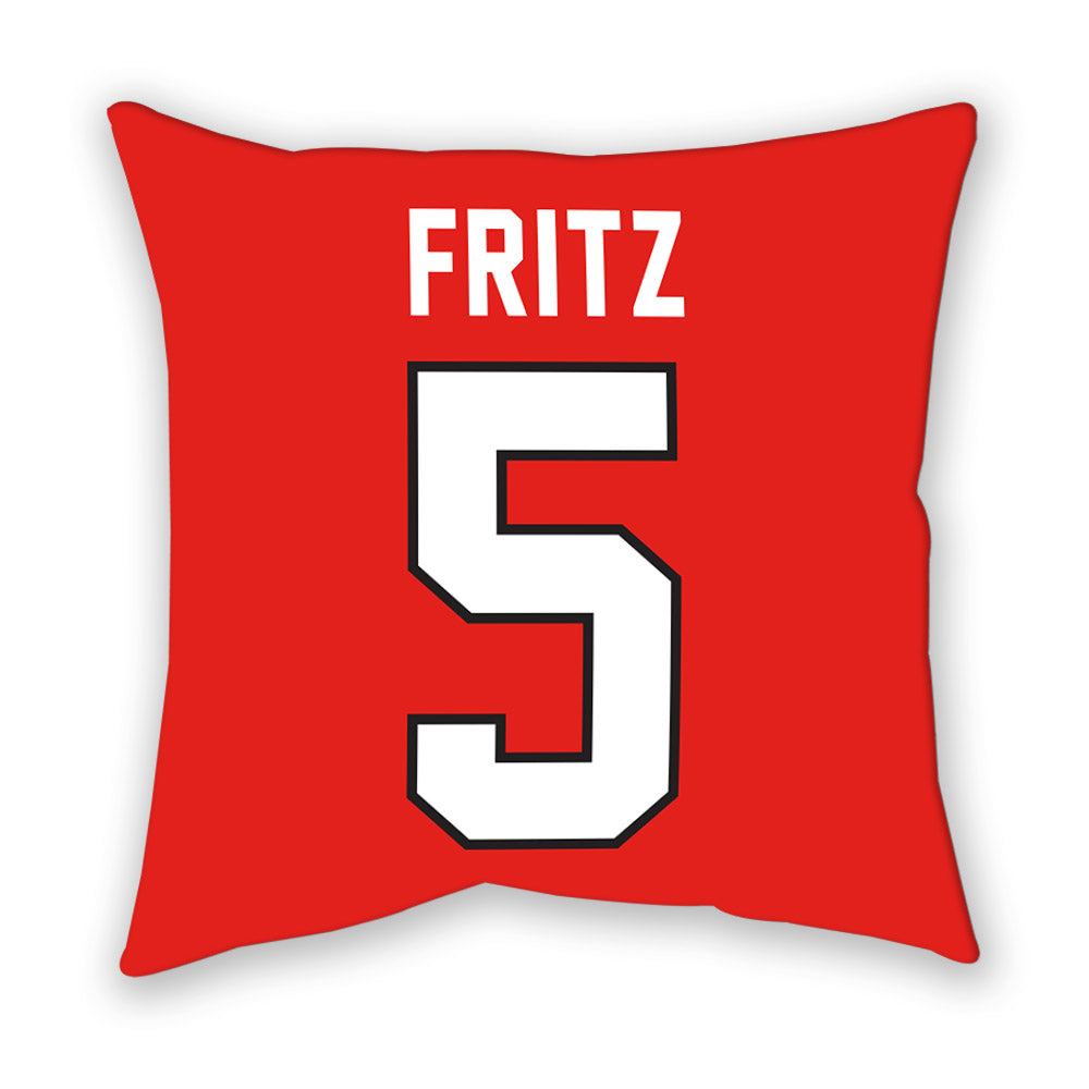 Texas Tech - NCAA Women's Basketball : Denae Fritz - Pillow-1