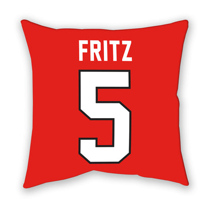 Texas Tech - NCAA Women's Basketball : Denae Fritz - Pillow-1