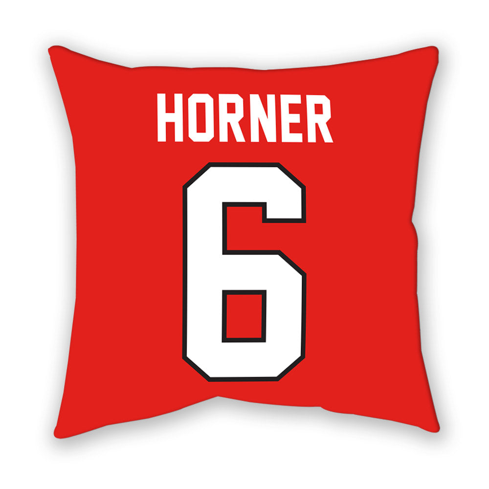 Texas Tech - NCAA Men's Basketball : Leon Horner - Pillow-1