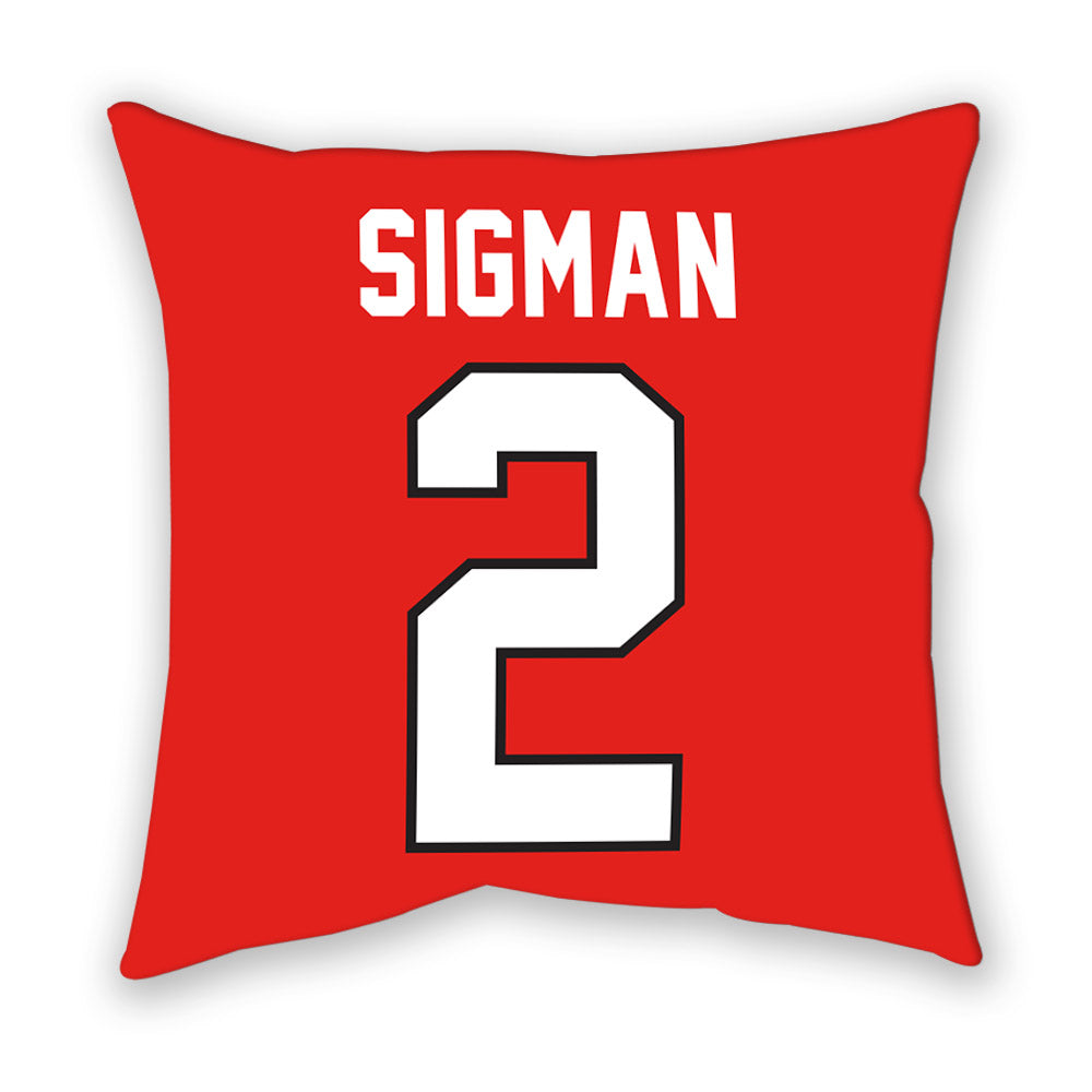 Texas Tech - NCAA Women's Volleyball : Gretchen Sigman - Pillow-1