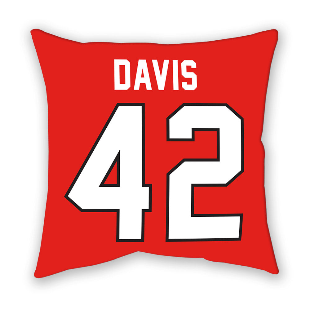 Texas Tech - NCAA Softball : Mihyia Davis - Pillow-1