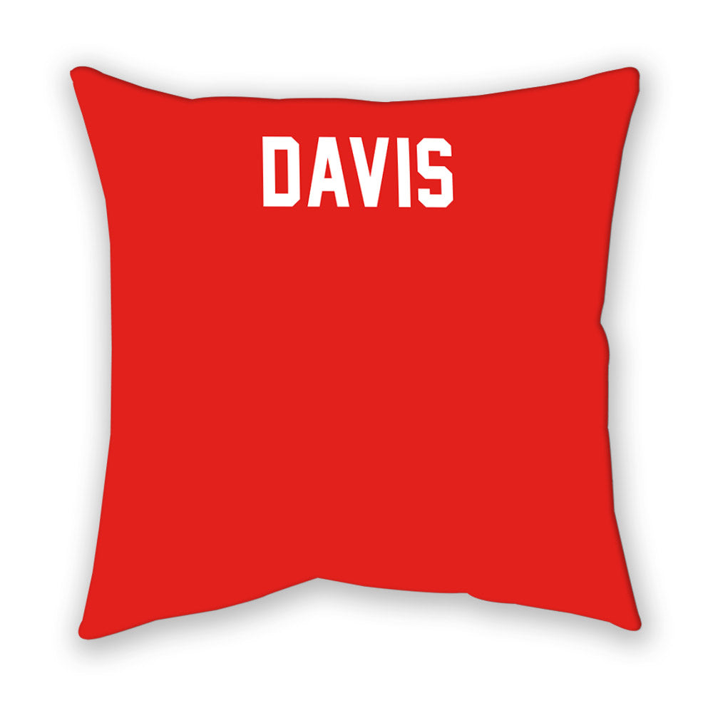 Texas Tech - NCAA Men's Basketball : Vincent Davis - Pillow-1
