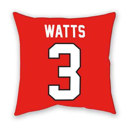 Texas Tech - NCAA Men's Basketball : Lejuan Watts - Pillow-1