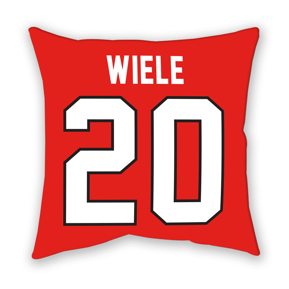 Texas Tech - NCAA Women's Soccer : Mia Wiele - Pillow-1