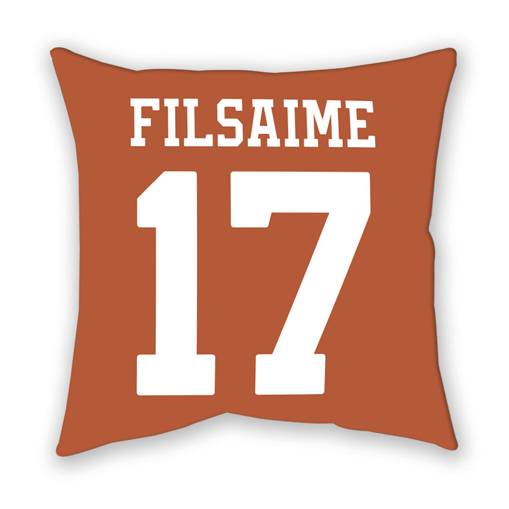 Texas - NCAA Football : Xavier Filsaime - Pillow-1