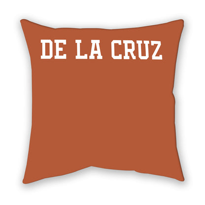 Texas - NCAA Men's Cross Country : Joaquin De La Cruz - Pillow-1