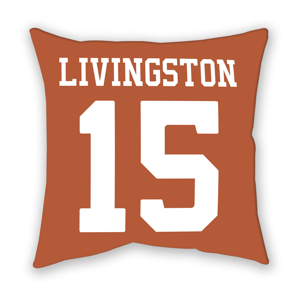 Texas - NCAA Baseball : Josh Livingston - Pillow-1