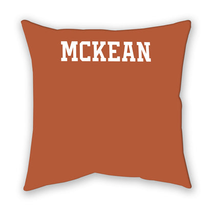 Texas - NCAA Men's Swimming & Diving : Campbell McKean - Pillow-1