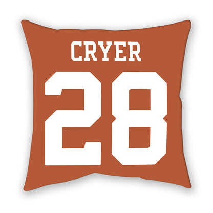 Texas - NCAA Football : Justin Cryer - Pillow-1