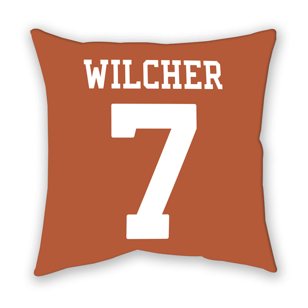 Texas - NCAA Men's Basketball : Simeon Wilcher - Pillow-1
