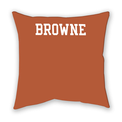 Texas - NCAA Women's Track & Field : Mackenize Browne - Pillow-1
