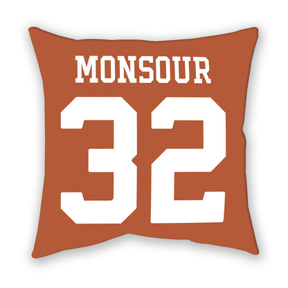 Texas - NCAA Baseball : Maddox Monsour - Pillow-1