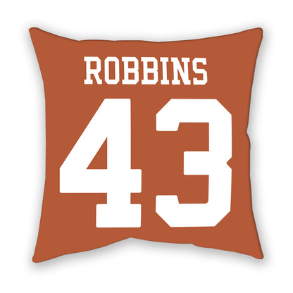 Texas - NCAA Baseball : Aiden Robbins - Pillow-1