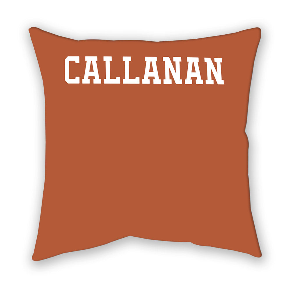 Texas - NCAA Women's Track & Field : Aishling Callanan - Pillow-1