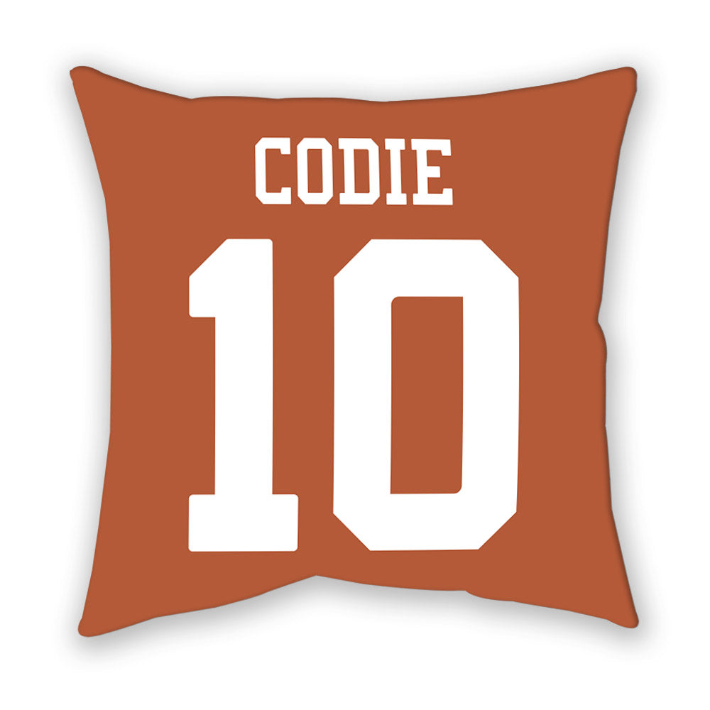 Texas - NCAA Men's Basketball : nicolas codie - Pillow-1
