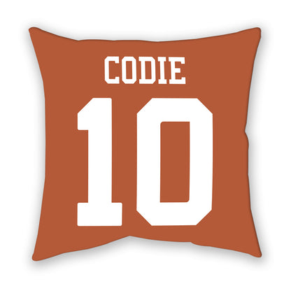 Texas - NCAA Men's Basketball : nicolas codie - Pillow-1