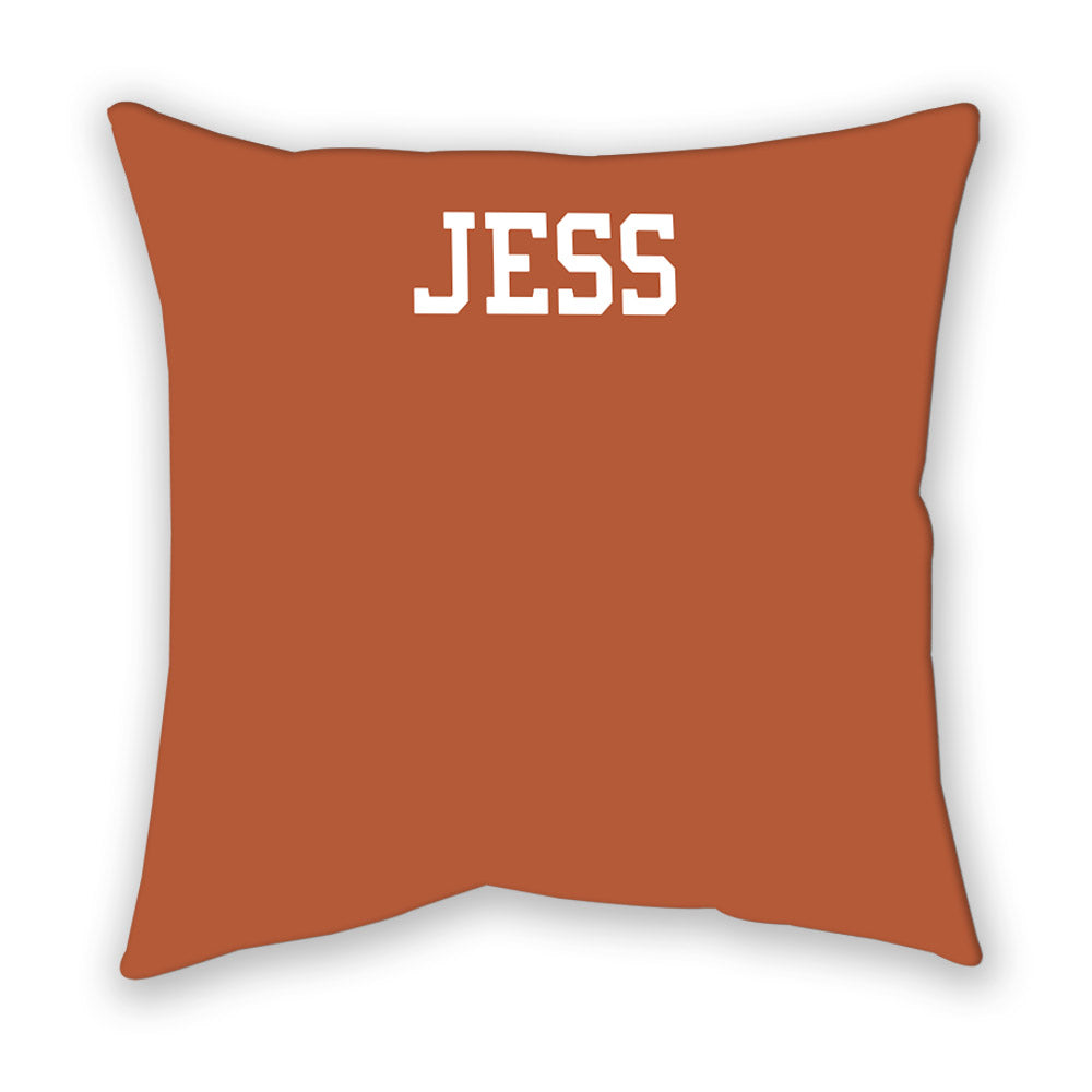Texas - NCAA Women's Cross Country : Eva Jess - Pillow-1