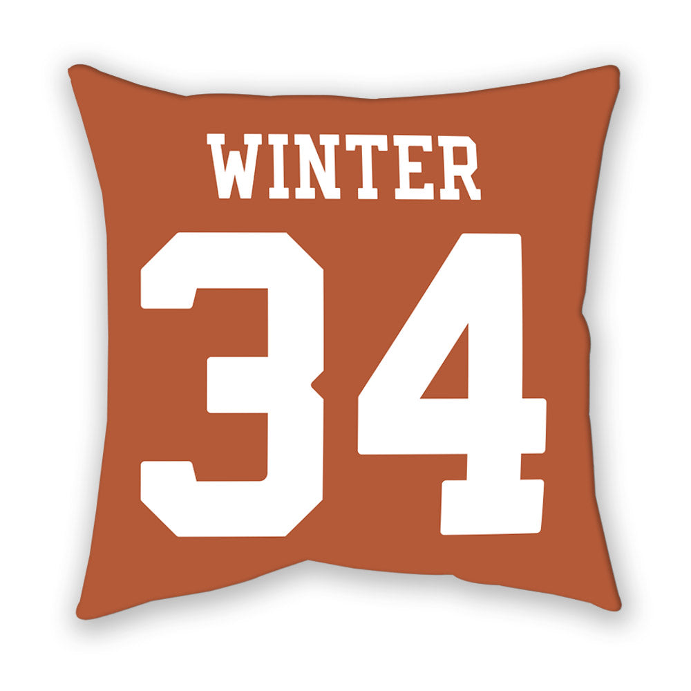 Texas - NCAA Baseball : Michael Winter - Pillow-1