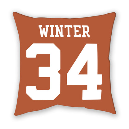 Texas - NCAA Baseball : Michael Winter - Pillow-1
