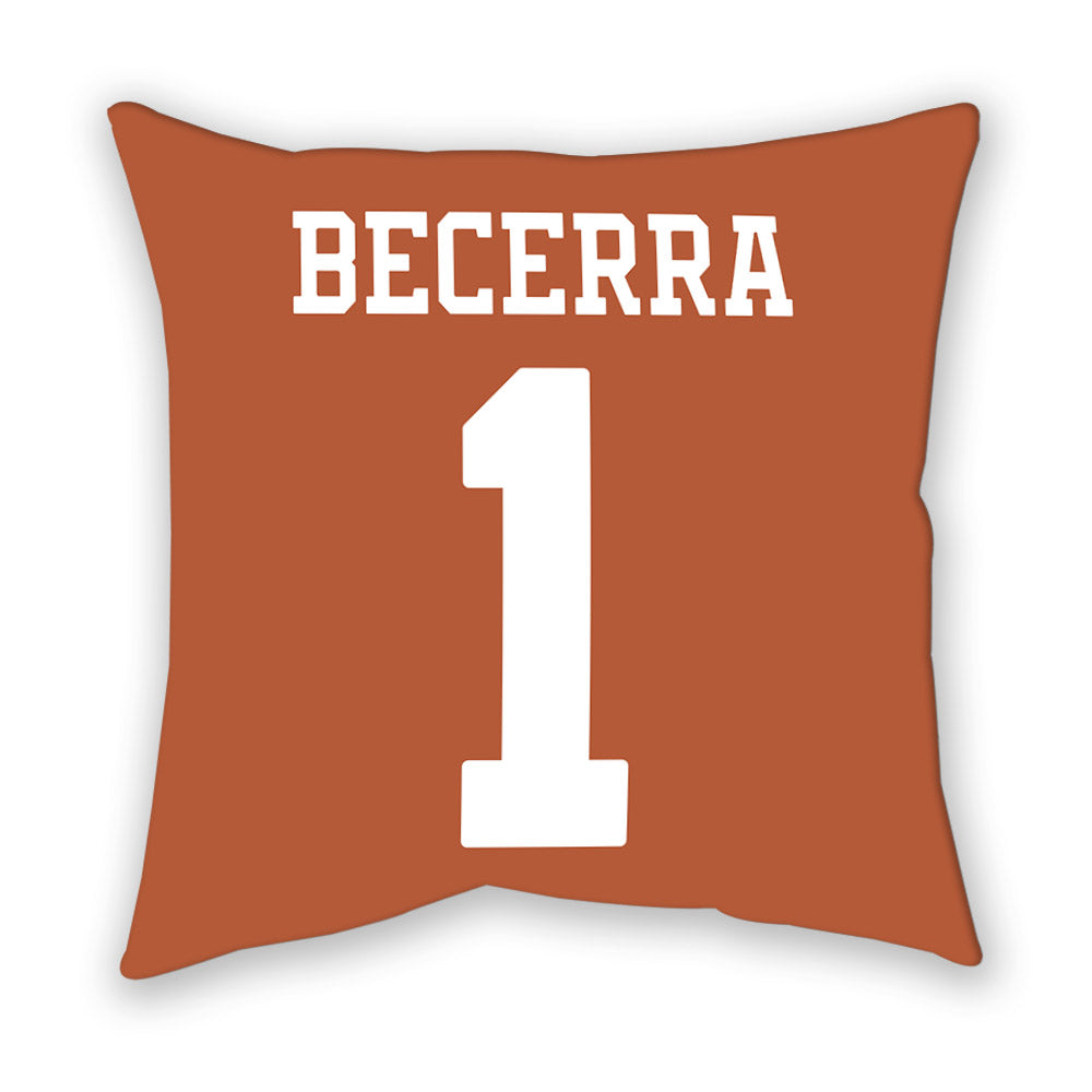 Texas - NCAA Baseball : Temo Becerra - Pillow-1