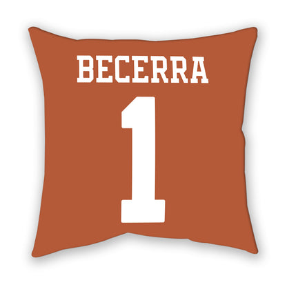 Texas - NCAA Baseball : Temo Becerra - Pillow-1