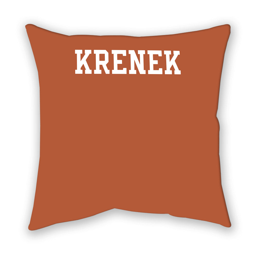 Texas - NCAA Baseball : Bryce Krenek - Pillow-1