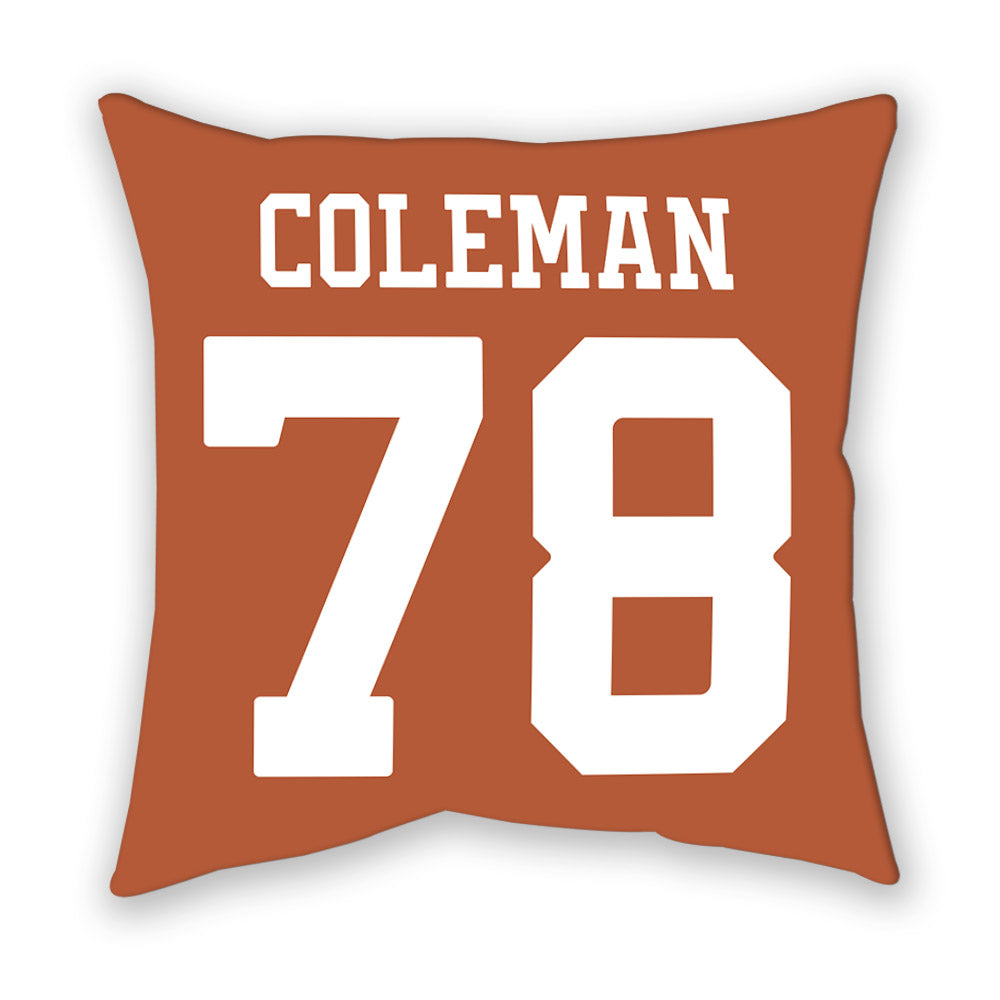 Texas - NCAA Football : Jordan Coleman - Pillow-1