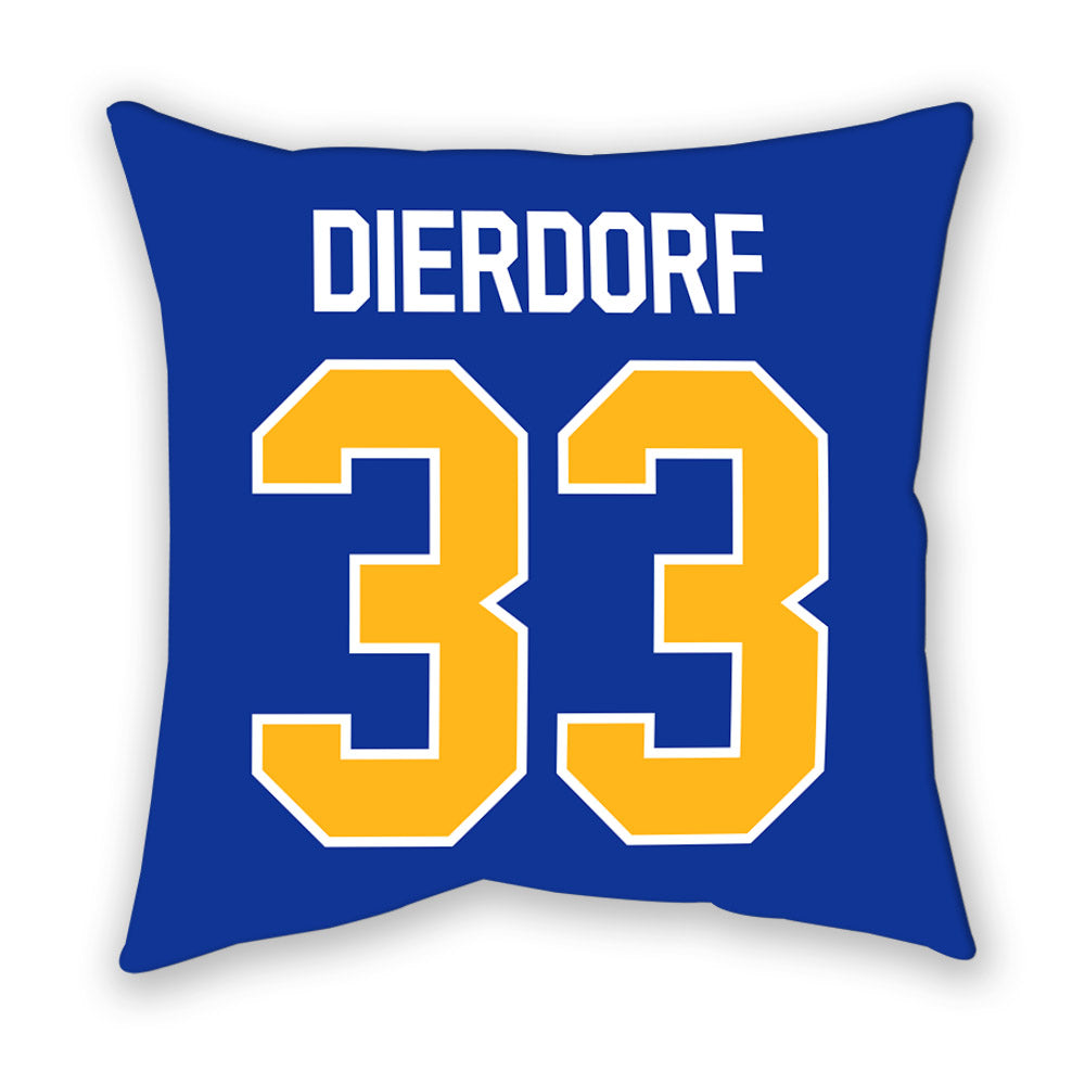 Pittsburgh - NCAA Baseball : Carter Dierdorf - Pillow-1