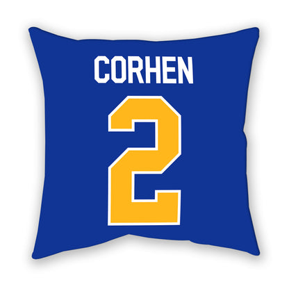 Pittsburgh - NCAA Men's Basketball : Cameron Corhen - Pillow-1