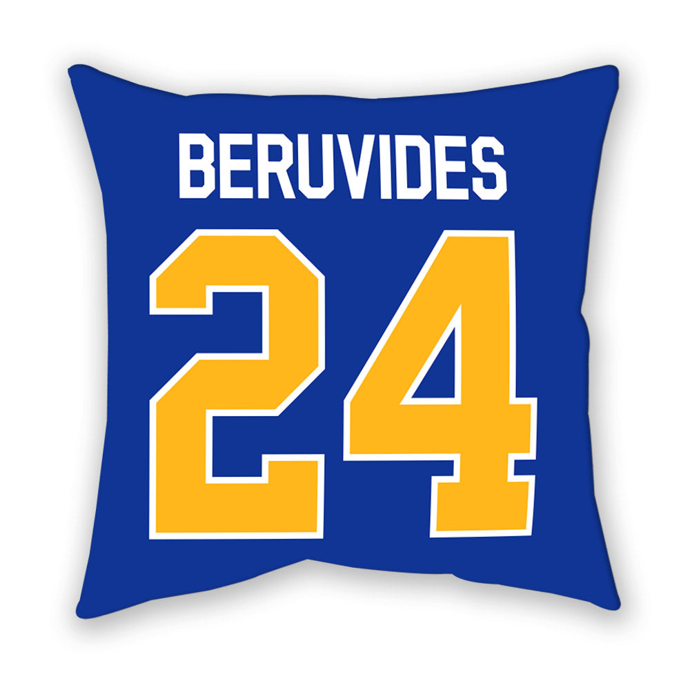 Pittsburgh - NCAA Baseball : Freddy Beruvides - Pillow-1