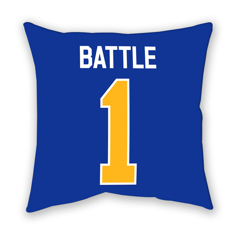 Pittsburgh - NCAA Women's Basketball : Aaryn Battle - Pillow-1