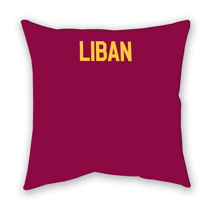 Arizona State - NCAA Men's Swimming & Diving : Caleb Liban - Pillow-1