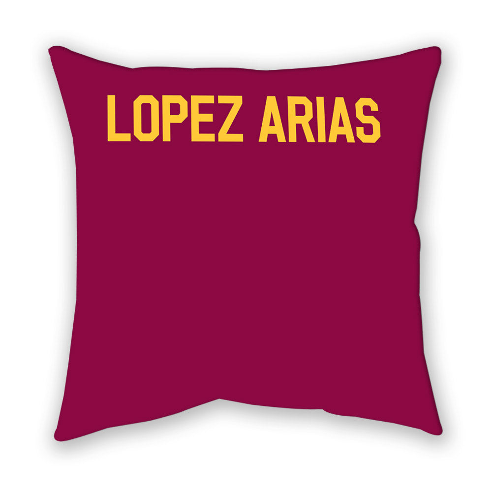 Arizona State - NCAA Women's Track & Field : Ines Lopez Arias - Pillow-1
