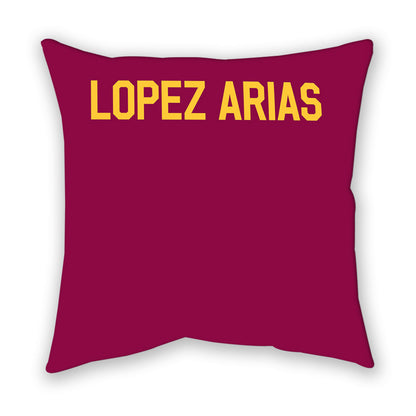 Arizona State - NCAA Women's Track & Field : Ines Lopez Arias - Pillow-1
