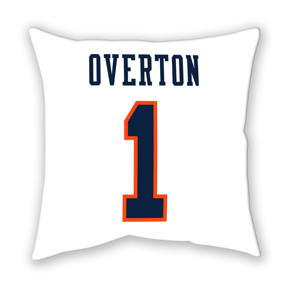 Auburn - NCAA Men's Basketball : Kevin Overton - Pillow-1