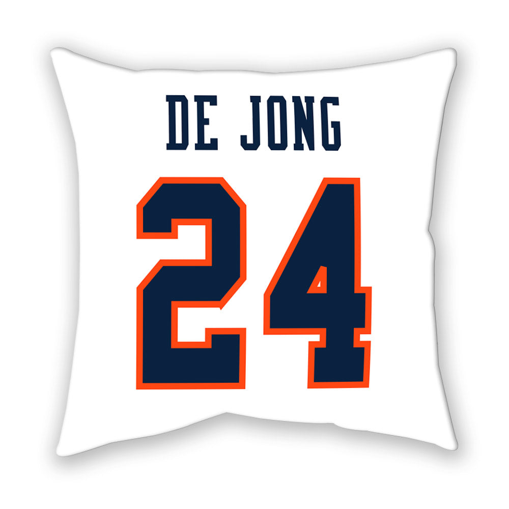 Auburn - NCAA Baseball : Justice de Jong - Pillow-1
