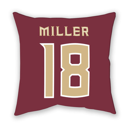 FSU - NCAA Women's Lacrosse : Ellie Miller - Pillow-1